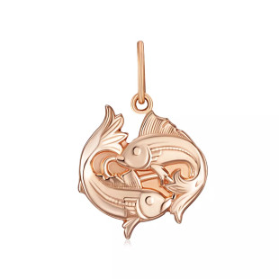 Золота підвіска Риби